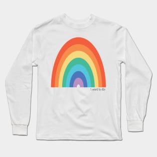 i want to die Long Sleeve T-Shirt